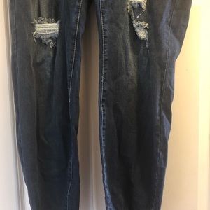 Denim pant long